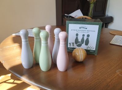 Junior Wooden Skittles Set