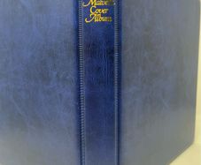 Stanley Gibbons Modern Blue 4-ring album with 10 first day cover pages.