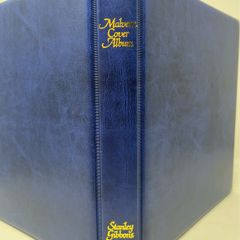 Stanley Gibbons Modern Blue 4-ring album with 10 first day cover pages.