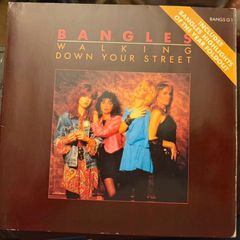 The Bangles Walking Down Your Street 1986 UK 7inch Vinyl Special Fold-Out Sleeve