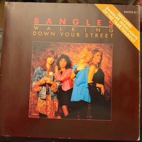 The Bangles Walking Down Your Street 1986 UK 7inch Vinyl Special Fold-Out Sleeve