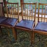 FREE: Mahogany Extending Dining Table & 8 Vintage/Antique Chairs (Must Take All) Image 5