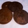 4 x 1914 Copper Pennies. Image 2