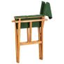 Director's Chairs 2 pcs Solid Acacia Wood Green Image 6