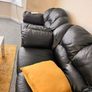 Black Leather Sofa 3+2+1 Image 3