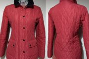 Red Quilted Jacket