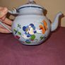 Disneyland Paris blue French Enamel Teapot Minnie Mouse exclusive Paris Image 4
