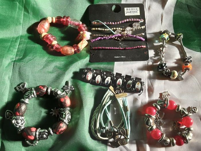selection of costume jewellery, multiple