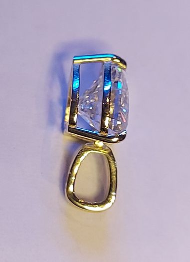 1.04ct Labgrown-Diamond 14K Gold Pendant