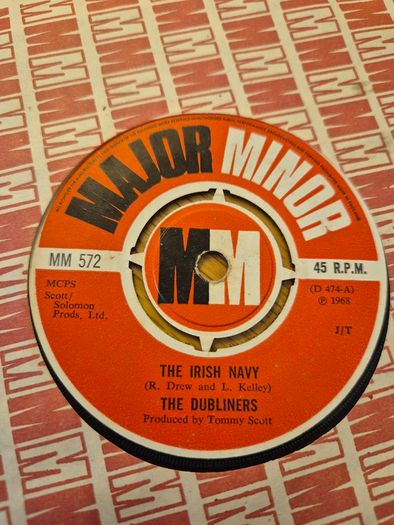 The Dubliners 9 7" singles
