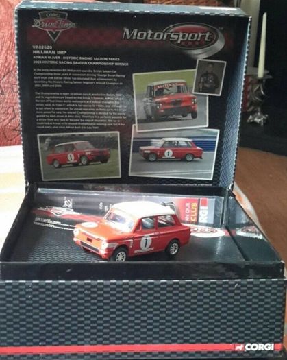 Die.cast Model Car Hillman Imp Motorsports