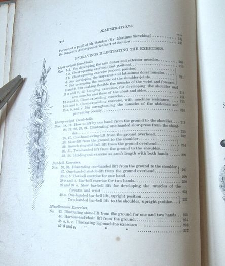 Sandow's On Physical Training. G. Mercer Adam. A. Casarin. Victorian, Physical Culture, Bodybuilding, Strongman, Gymnastics, Weightlifting, Dumbbells, Anatomy, Exercise Manual, Human Form, Photography, Antiquarian, Rare Edition, Gale Polden, London.