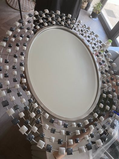 table and matching mirror