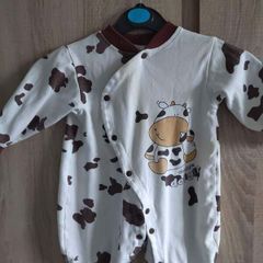 3/4 Cow type baby playsuit fits 12- 18 months