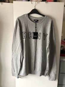 Mens BNWT DNKY long sleeve sweater size L