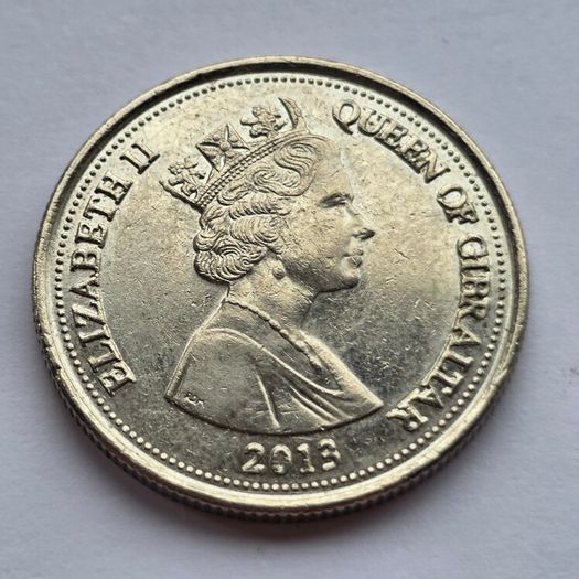 Gibraltar 10 pence Cannon THE GREAT SIEGE 1779 - 1783