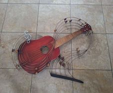 Metal musical wall art