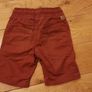 Age 4 Rust Coloured Shorts Image 3