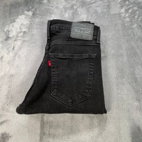 Levis 512 Mens Jeans W33 L30 Black Denim Classic Zip Fly