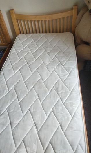 Single Beds X 2 With Good Quality Silent Night Mattresses