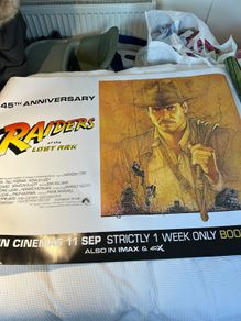 Raiders of the Lost Ark 45th Anniversary Cinema Poster
