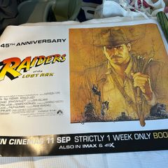 Raiders of the Lost Ark 45th Anniversary Cinema Poster
