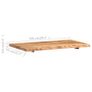 Bathroom Vanity Top Solid Acacia Wood 100x55x3.8 cm Image 4