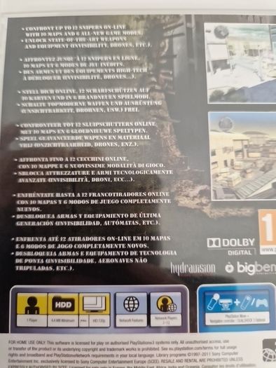 Snipers  PlayStation 3 Ps3 Games Original