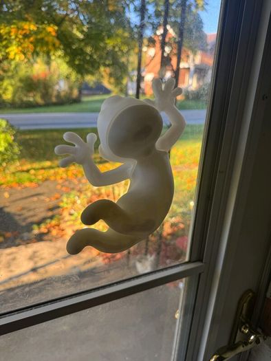 3D Printed Flying Ghost  Halloween Window Decoration