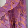 MINT VELVET Mauve and Salmon Floral Ruffle Midi Sz 10 UK - Rrp 220 (New) Image 2