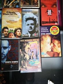 Various Cult Movies and Directors VHS