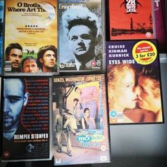 Various Cult Movies and Directors VHS