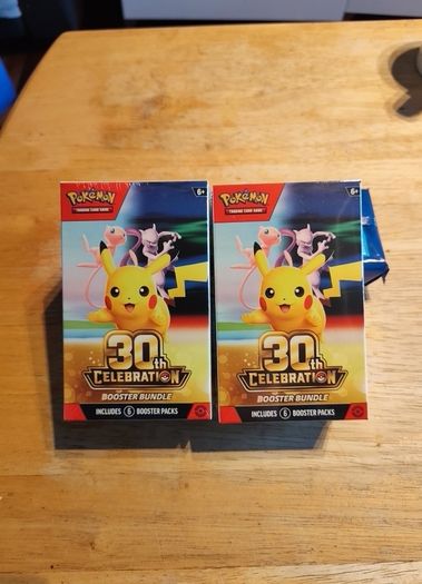 Pokemon Tcg 30th anniversary booster bundle X2