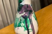 Hand-Painted Bud Vase