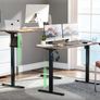 Electric Standing Desk 110x60cm, Height Adjustable Desk with Memory Handset Image 4
