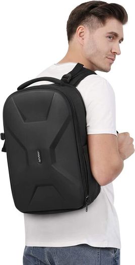 Camera Bag Full Open Waterproof Hardshell Case with Tripod Holder&Laptop Compartmen Mirrorless Insert Protection Photography