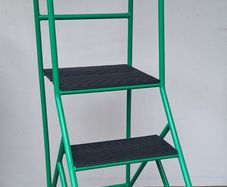 Mobile step ladder-3 steps/deep platform