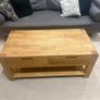 Solid Oak Coffee Table Image 3