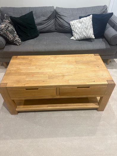 Solid Oak Coffee Table