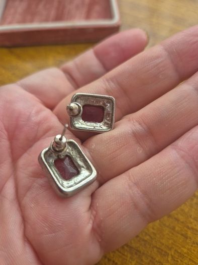 Vintage red earrings