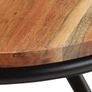 End Table 40x40x52 cm Solid Acacia Wood Image 5