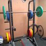 Rack, Weights and Barbell Image 3