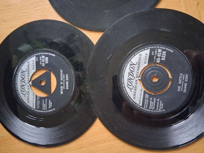3 x Duane Eddy 7" 45s 1959/60