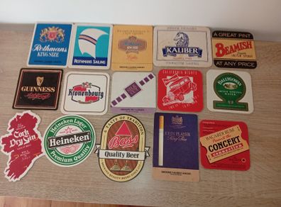Collection Of Vintage Beer Mats Excellent Condition