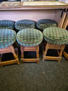 bar tables and stools