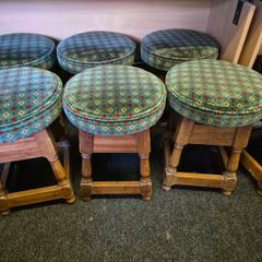 bar tables and stools