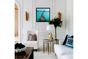 Poolbeg Lighthouse &amp; Dublin Bay, XL Framed Premium Canvas Print