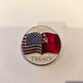 INF Treaty 1987 Soviet Vintage Pinback Button USA USSR Rare! Collectable Image 2