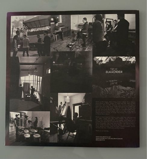 Delorentos - True Surrender. Printed inner sleeve. Played once. Like new except for a short and very minor seam split that's barely visible on photos. Bargain!