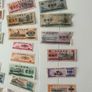 50 PCS China Different Food Coupon , Real Notes Mix Grade Lot Chinese Rice Bill Meat Coupons Note Original Stamp Image 4